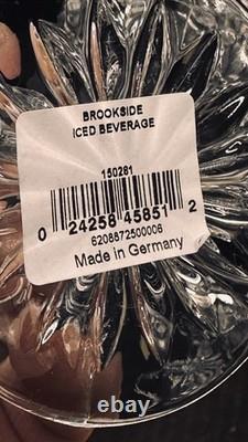 Waterford Marquis Brookside Cut Crystal Wine Glasses 8 5/8 Set Of 6