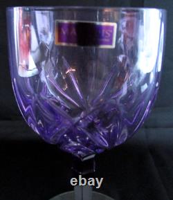 Waterford Marquis Brookside? Plum (Purple) Wine Glasses, 8.5 Set Of 4 NEW