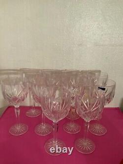 Waterford Marquis Crystal Brookside Goblet Wine Water Glasses set of 12