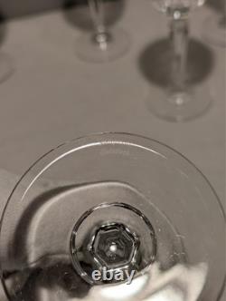 Waterford Marquis Hanover Platinum 7 5/8 wine glasses. Set of 7. New cond