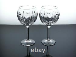 Waterford Millenium Love Crystal Toasting Balloon Wine Goblets/glasses Set 2