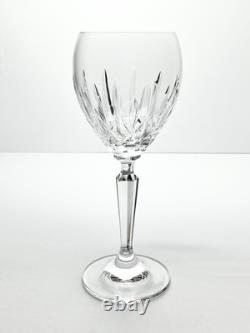 Waterford Mourne Set of 8 Crystal Claret Wine Glasses 7 5/8 8oz Signed