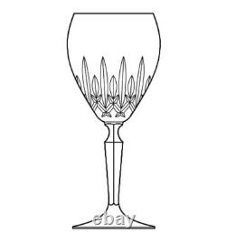 Waterford Mourne Set of 8 Crystal Claret Wine Glasses 7 5/8 8oz Signed