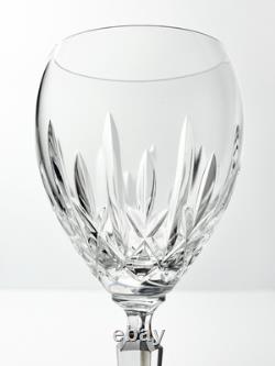 Waterford Mourne Set of 8 Crystal Claret Wine Glasses 7 5/8 8oz Signed