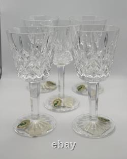 Waterford NEW Lismore Claret Goblets Glasses Set Of 5
