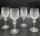 Waterford Powerscourt Claret Stemmed Crystal Wine Glasses Set of Four