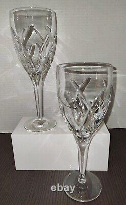 Waterford Signature Red Wine Glasses 2 Stems John Rocha Crystal Retired