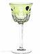 Waterford Simply Lime Cased Green Cut to Clear Crystal Wine Water Goblet New