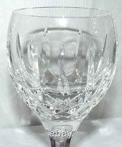 Waterford Stamped Set of 3 Wine Water Goblets Glasses Balloon Lismore