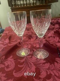 Waterford Stemware, Araglin Golden Water/Wine Glass, 7 No Box Set Of Two