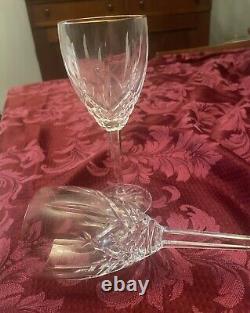 Waterford Stemware, Araglin Golden Water/Wine Glass, 7 No Box Set Of Two