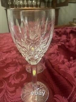 Waterford Stemware, Araglin Golden Water/Wine Glass, 7 No Box Set Of Two