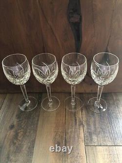 Waterford Wine Glasses, 8 1/8