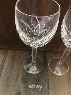 Waterford Wine Glasses, 8 1/8