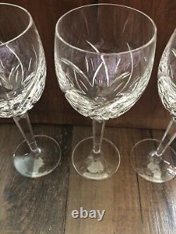 Waterford Wine Glasses, 8 1/8