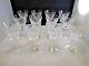 Waterford crystal ASHLEY pattern WINE glasses 12 pieces SET OF 12 PERFECT