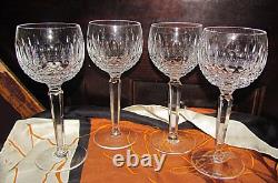 Waterford crystal Colleen 4 balloon wine glasses or wine hocks