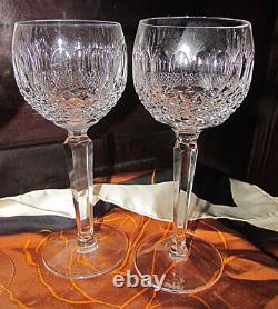 Waterford crystal Colleen 4 balloon wine glasses or wine hocks