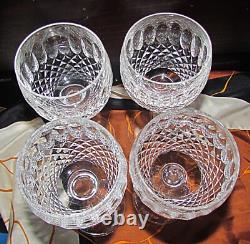 Waterford crystal Colleen 4 balloon wine glasses or wine hocks