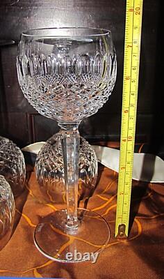 Waterford crystal Colleen 4 balloon wine glasses or wine hocks