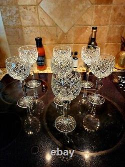 Waterford crystal wine glasses lot