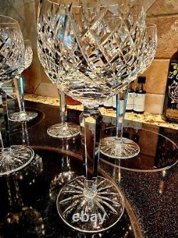 Waterford crystal wine glasses lot