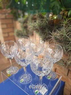 Waterford crystal wine glasses set of 6