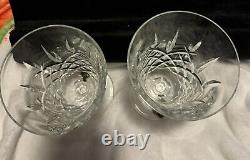 Waterford crystal wine glasses set vintage