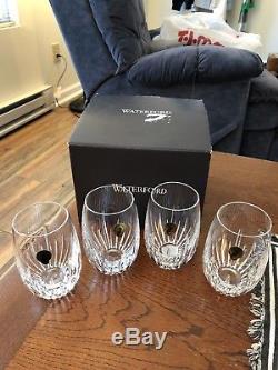 Waterfordsouthbridge Crystalstemless Wine Glassesverreset Of 4 Nib40030932
