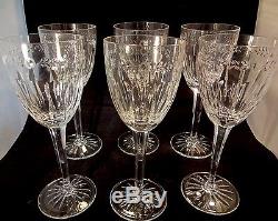 Wedgwood Calendore Crystal Wine Glasses Set of 6