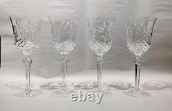 Wedgwood Crystal Tall Wine Glasses Set of 4