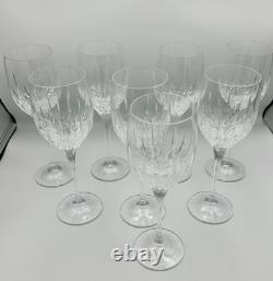 Wedgwood Vera Wang Duchesse Lead Crystal Wine Glasses Set Of 8