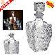Whiskey Decanter Crystal Bottle Wine Liquor Vintage Glass Scotch with Stopper Bar
