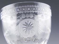 William Yeoward Crystal 6-1/8 LARGE PEARL WATER WINE GOBLET GLASS /5 Available