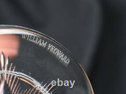 William Yeoward Wine Glasses Bows Swags Star Pattern 6 3/4 Britannia (2)