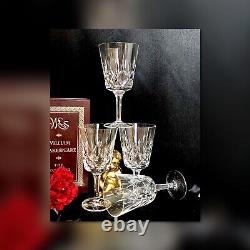 Wine Glasses Gorham King Edward Blown Glass Clear Cut Glass Drinking Glasses 4