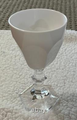 Wine Glasses Mario Luca Giusti Dolce Vita White Synthetic Crystal, Set of 10