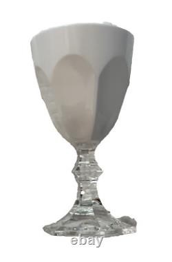 Wine Glasses Mario Luca Giusti Dolce Vita White Synthetic Crystal, Set of 10