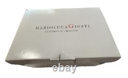 Wine Glasses Mario Luca Giusti Dolce Vita White Synthetic Crystal, Set of 10