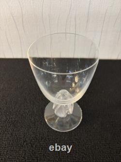Wine Glasses No. 6 Bellini Model In Lalique Crystal H 12.5 Cm