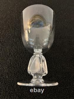 Wine Glasses No. 6 Bellini Model In Lalique Crystal H 12.5 Cm