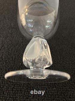 Wine Glasses No. 6 Bellini Model In Lalique Crystal H 12.5 Cm