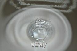 (set Of 9) Vintage Lenox Clarity Pattern Crystal Wine Glasses 7 Discontinued